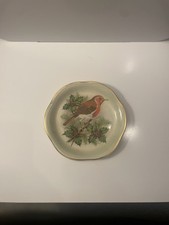 Red Robin Royal Worcester Vintage Porcelain Small Decorative Plate