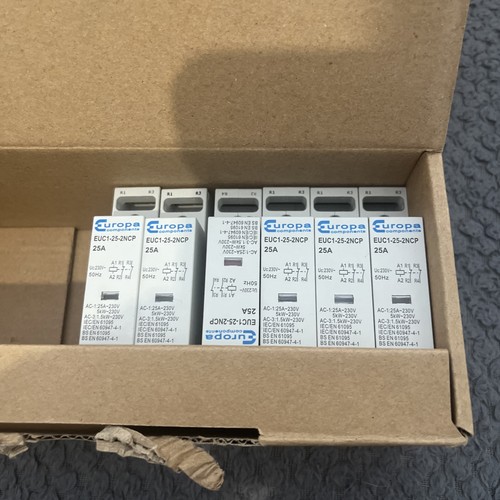 Europa 25a contactor - 25a, pole