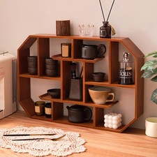 Rustic Wooden Wall Tea Pot