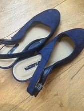 Navy Wedges Size 4 