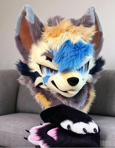 Fursuit long fur - fursuit, husky