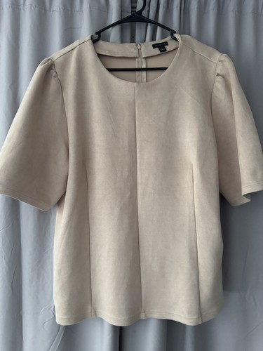 Ann taylor faux suede - ann,