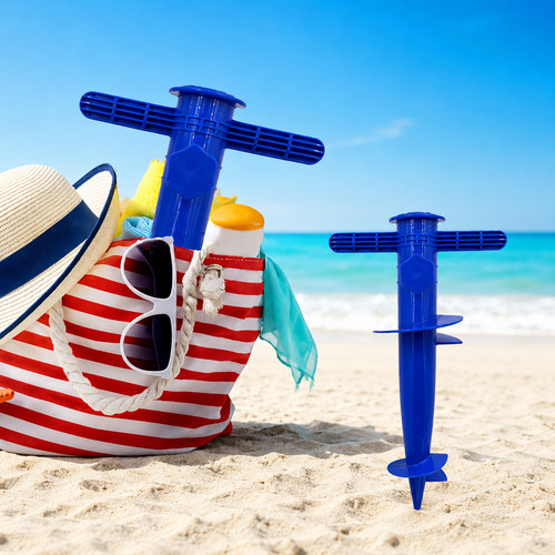 Beach umbrella sand - umbrella,