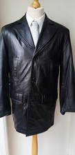 Pierre Cardin Black Leather