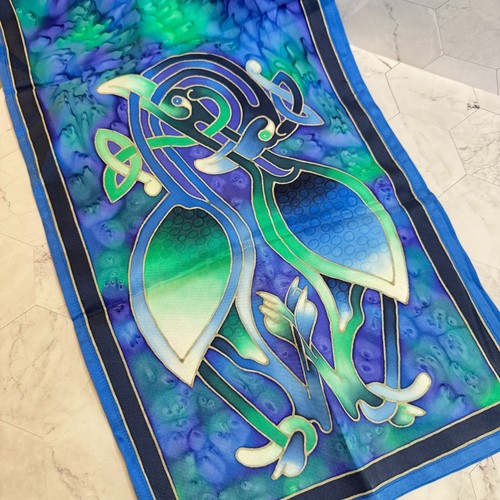Hand painted silk - hand, kathy