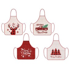 Christmas Apron Reindeer Trees