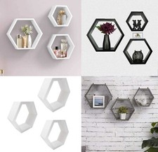 Set of 3 Floating Wall Shelves