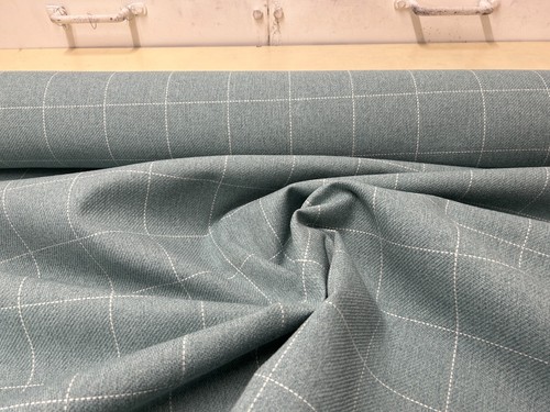 Wool check upholstery - , fabric