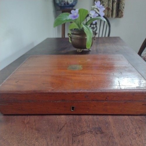 Antique wooden cutlery box - antique,