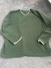 Mens Green Jumper Size X-LARGE cedarwood Used Item