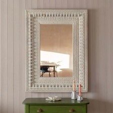 Graham and Green Adah Wooden Carved Wall Mirror