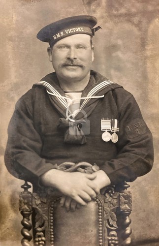 Ww1 royal navy sailor - navy, w/