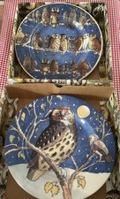 Emma Bridgewater Owls 2015 - 2 8.5 Inch Side Plates in Decorative Box 