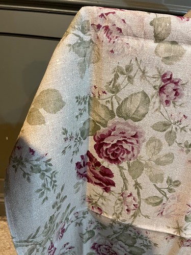 French printed linen with - printed,