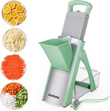 mandoline slicer, Kitchen &Vegetable Chopper, Potato Chip Cutter 5 in 1 & Adjust