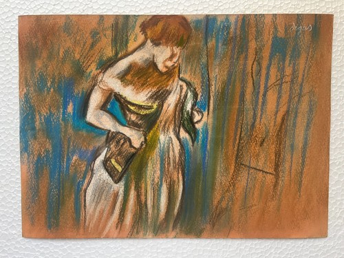 Edgar degas drawing paper - drawing, on