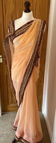 Women peach chiffon - women’s,