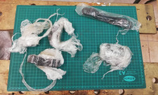 Bundle original BSA A7 A10  Gold Star engine brackets - Powder coated