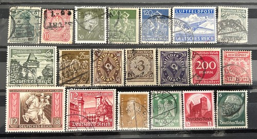 German stamps third reich - third,