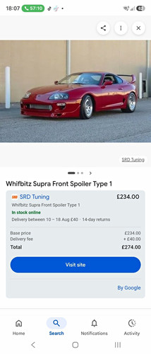 Toyota supra mk4 type - type, front