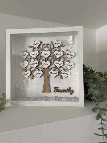 Personalised family tree frame - personalised,