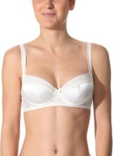 Fifi Chachnil 'Sapristi' Gorgeous Ivory Silk Satin Underwired Padded French Bra
