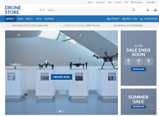 Flying Drones Store Turnkey Dropshipping Readymade Website Free hosting & set up