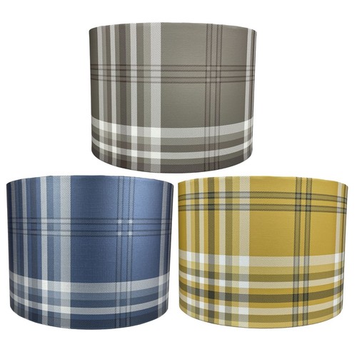 Tartan check lampshade for - tartan,