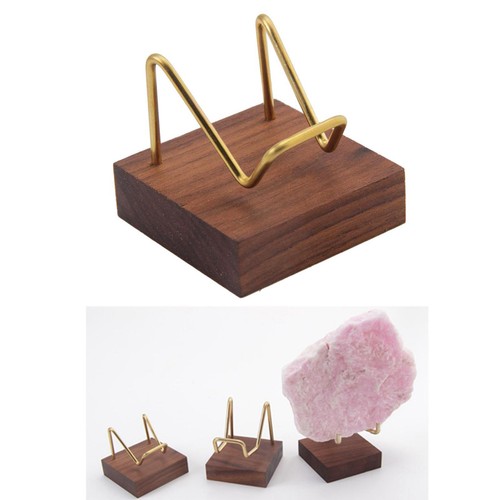 Brass arm wooden base - arm,