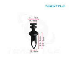 15 xTEXSTYLE 9mm Front&Rear Plastic Bumper Clips- Fits Toyota MR2,Supra&Celica