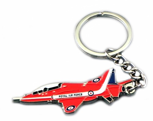 Keyring metal enamel - enamel, raf