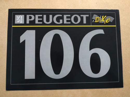 Peugeot 106 dixie brochure - 106,