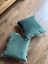 Pair Of Habitat Green velvet