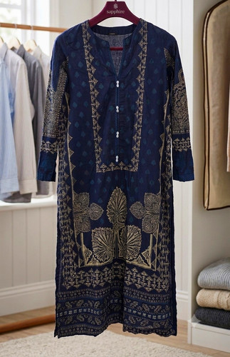 Sapphire women blue cotton - blue,