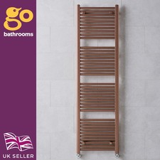 Bronze Bathroom Heated Towel Rail Radiator Copper Straight Ladder Rad 1800x500