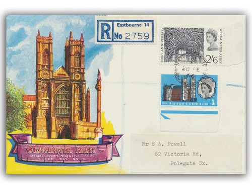 1966 westminster abbey - abbey, fdc