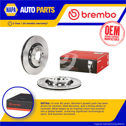 Brake discs pair vented - brake,