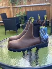 Tuffa Safety Wellington Boots Size UK 9 EUR 43 Black Waterproof