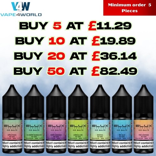 Elux nic salt - nic, 10ml