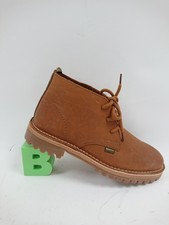 Barbour Tan Leather Lace-Up Ankle Boots Size UK 8 Mens Rugged Sole Winter Boots