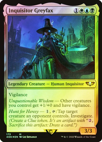 Foil inquisitor greyfax - inquisitor, ~
