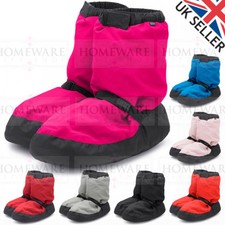 BLOCH WARM UP DANCE BOOTS LADIES MEN PINK BLUE BLACK BALLET BOOTIES UK2 - UK9