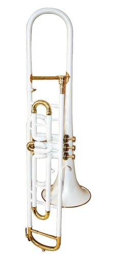 New white brass valve - white,