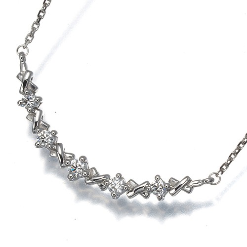 Diamond 13ct necklace 950 - diamond, 0.13ct