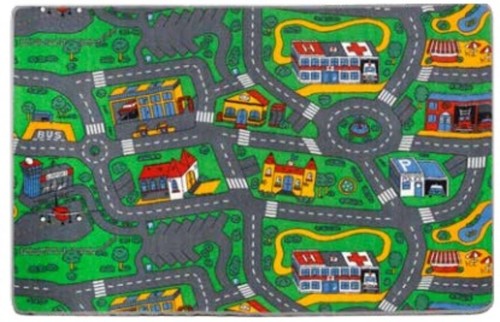 Kids play mat rug city - kids,