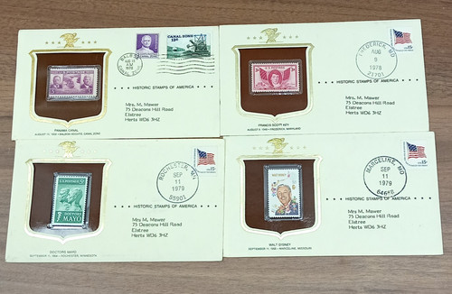 Historic stamps america - historic,