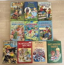 Vintage Enid Blyton Noddy Hardback Book Bundle Job Lot x10 Good Used Condition