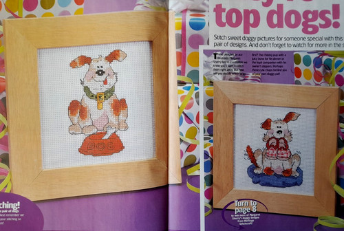 Cross stitch charts dogs - cross,