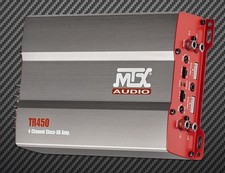 Terminator 300W RMS @4Ω 4-Channel Class-AB Amp Variable Active X-overs TR450