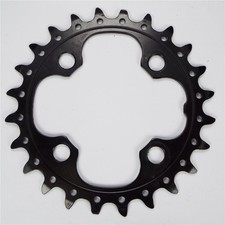 SHIMANO SG-X SLX 24T 24-AM - 10 SPEED - DRILLED STEEL 64BCD INNER CHAIN RING MTB